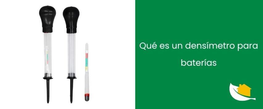 ¿Qué es un densímetro para baterías?