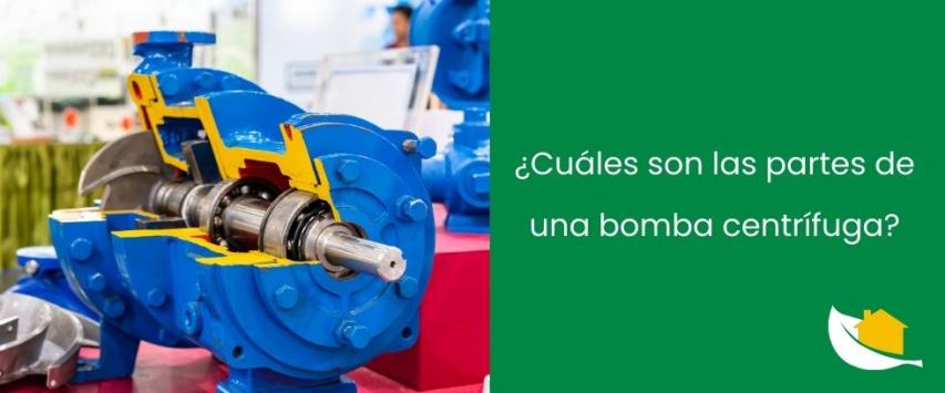 ¿Cuáles son las partes de una bomba centrífuga?