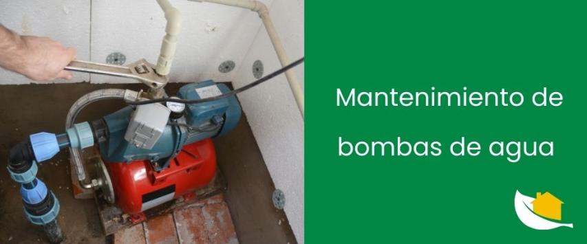 Mantenimiento de bombas de agua