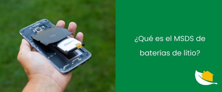 ¿Qué es el MSDS de baterías de litio?