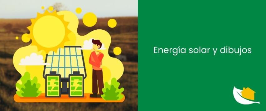 Energía solar y dibujos