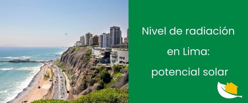 Potencial energético solar en Lima