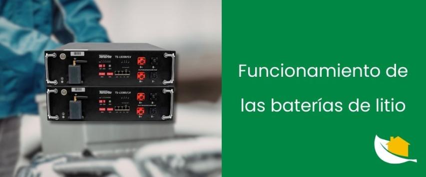 ¿Cómo funciona una batería de litio?