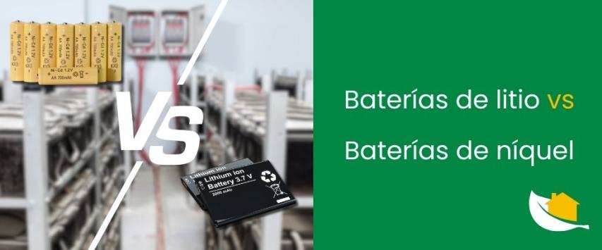 ¿Qué batería es mejor: Níquel o Litio?