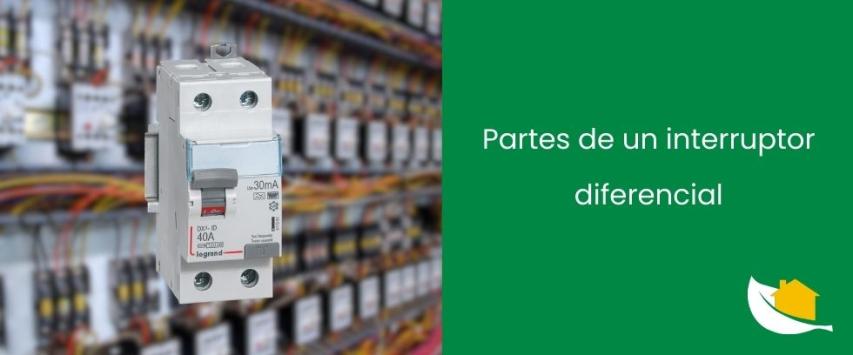 Partes de un interruptor diferencial