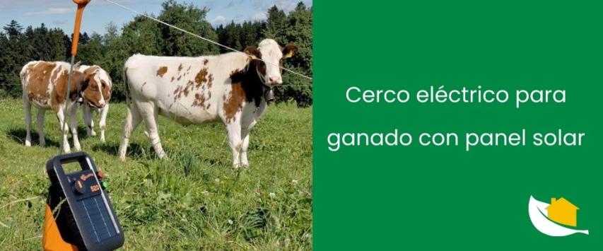 Cerco eléctrico para ganado con panel solar: ¿Cómo funciona?