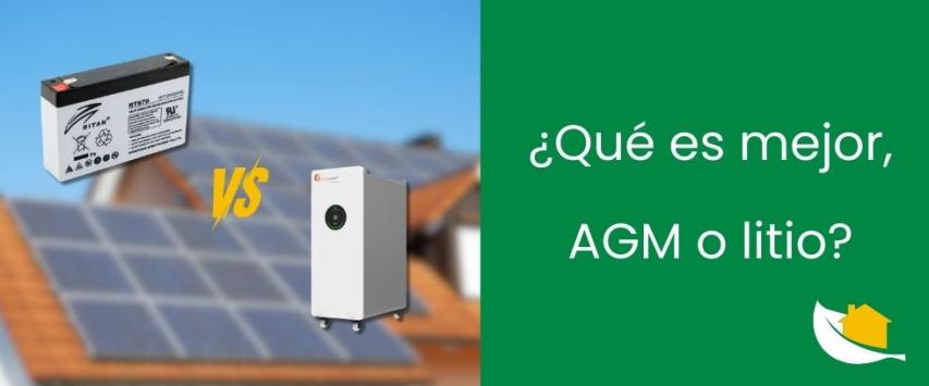 ¿Qué batería conviene más, Litio o AGM?