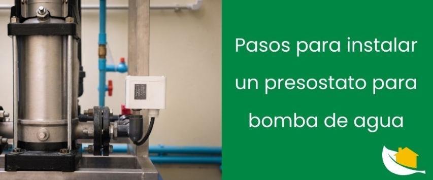 Cómo instalar un presostato para bomba de agua