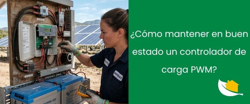 ¿Cómo mantener en buen estado un controlador de carga PWM?