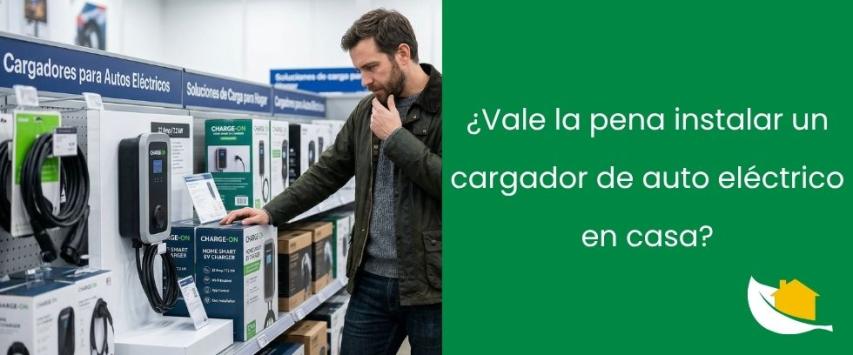 ¿Vale la pena instalar un cargador de auto eléctrico en casa?
