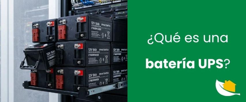 ¿Qué es una batería UPS?