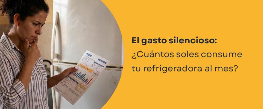¿Cuánto consume una refrigeradora al mes en soles?