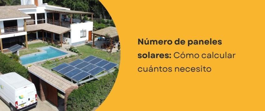 Cómo calcular cuántos paneles solares necesito