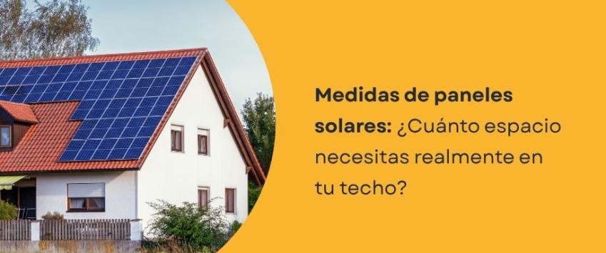 Medidas de paneles solares