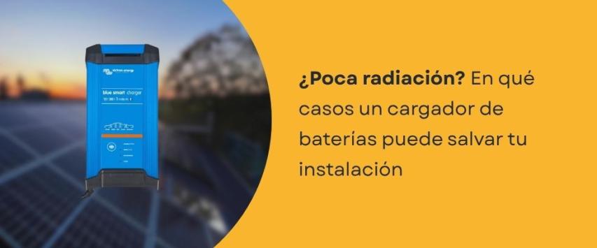 ¿Cuándo es necesario integrar un cargador de baterías en un sistema fotovoltaico?