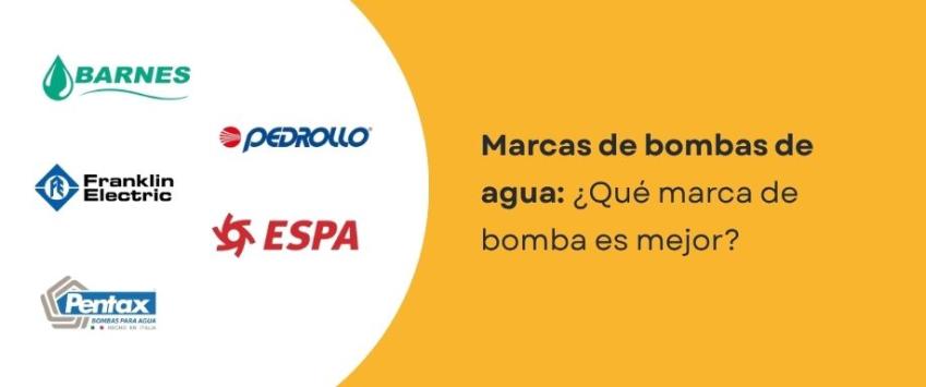 ¿Qué marca de bomba de agua es mejor?