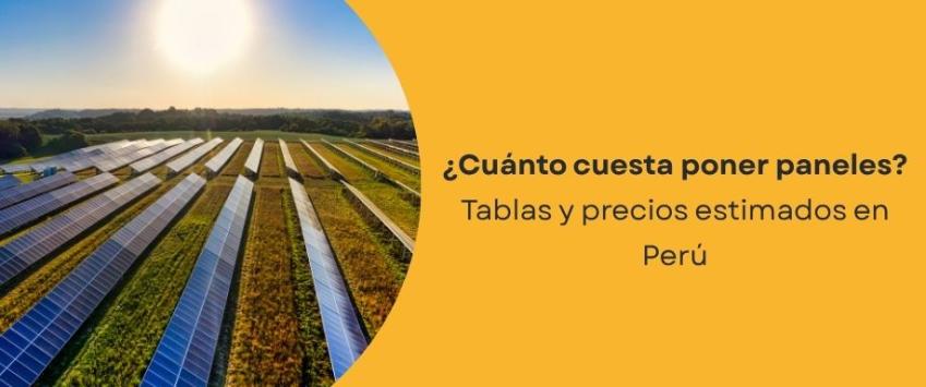 Precio paneles solares: ¿Cuánto cuesta poner paneles solares?