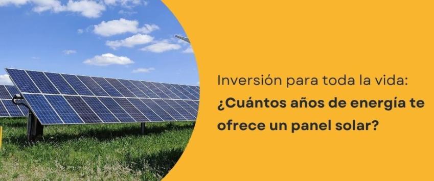 Vida útil de los paneles solares