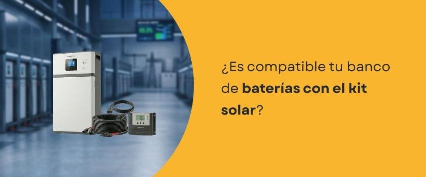 Compatibilidad de bancos de baterías en sistemas fotovoltaicos