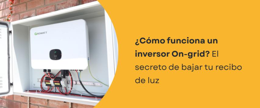 ¿Cómo funciona un inversor de red?