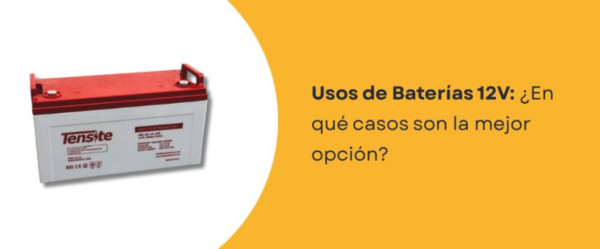 ¿En qué casos conviene una batería de litio 12V?
