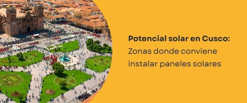 ¿Cuánto es la radiación solar en el Cusco?
