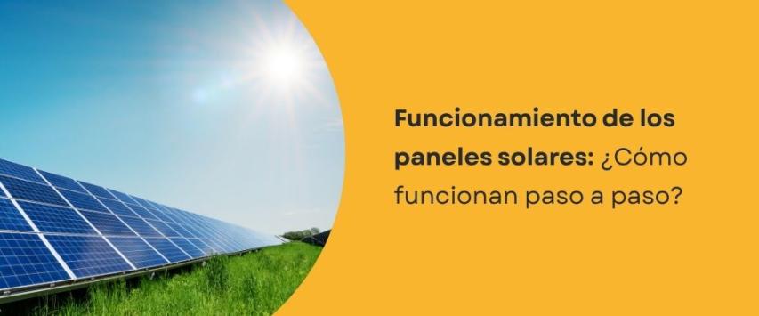 ¿Cómo funcionan los paneles solares?