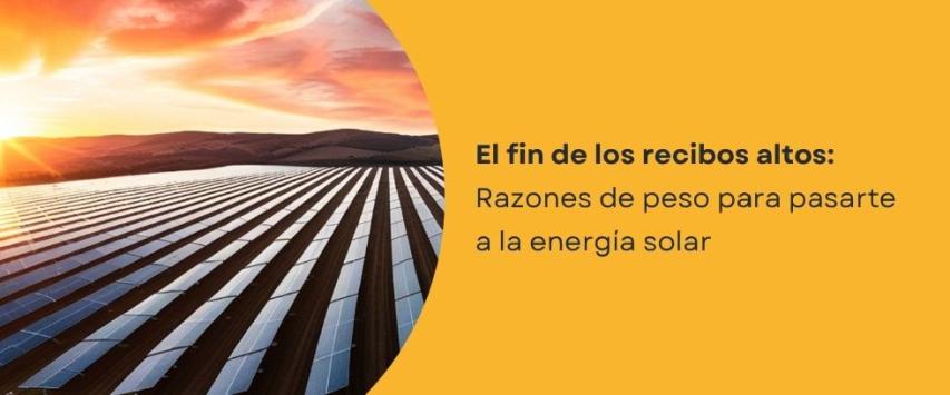 Razones por las que apostar por la energía solar