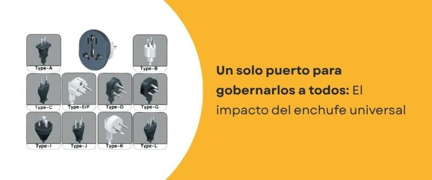 Un enchufe único para conectar nuestros dispositivos