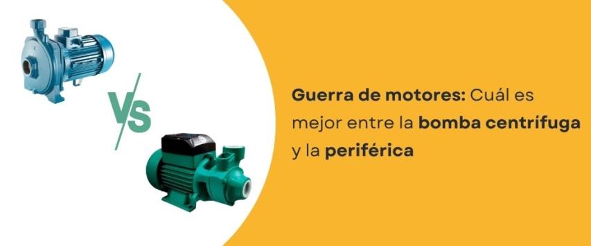 ¿Qué bomba de agua es mejor? Bomba centrífuga o periférica