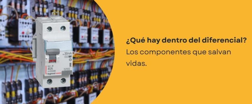 Partes de un interruptor diferencial