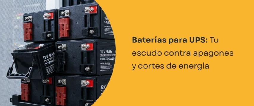 ¿Qué es una batería UPS?