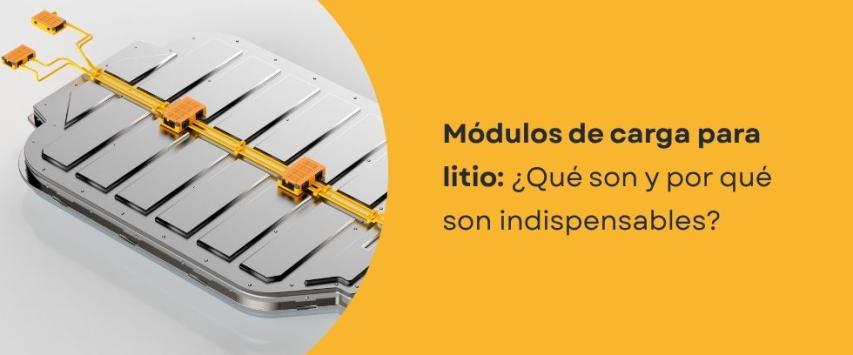 ¿Qué es un módulo de carga de batería de litio?