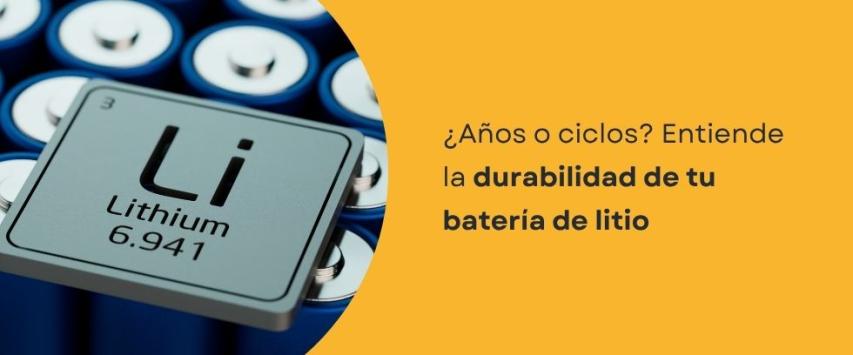 Vida útil de la batería de litio
