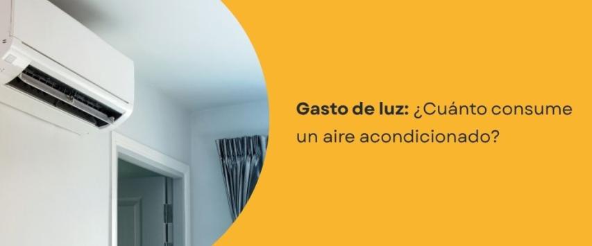 ¿Cuánto consume un aire acondicionado?