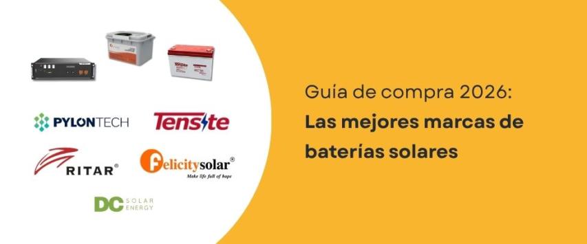 Mejores marcas de baterías solares
