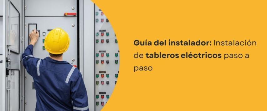 Instalación de tableros eléctricos