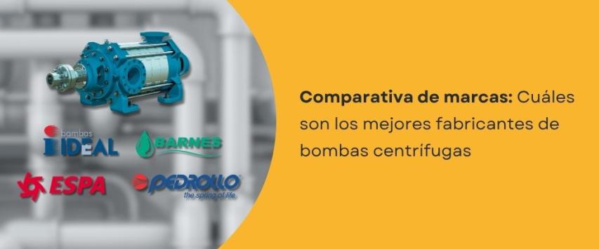 ¿Cuáles son los mejores fabricantes de bombas centrífugas?