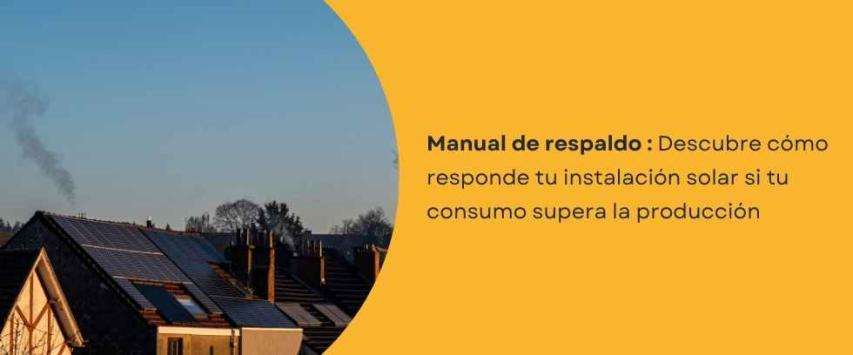 ¿Qué pasa si una casa consume más energía de lo que generan tus paneles solares fotovoltaicos?