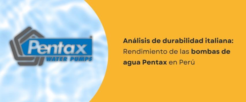 ¿Qué tan buenas son las bombas de agua Pentax?