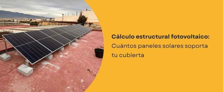 ¿Cuántos paneles solares puede soportar una estructura?