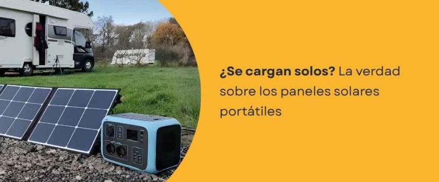 ¿Cómo se cargan los paneles solares portátiles?