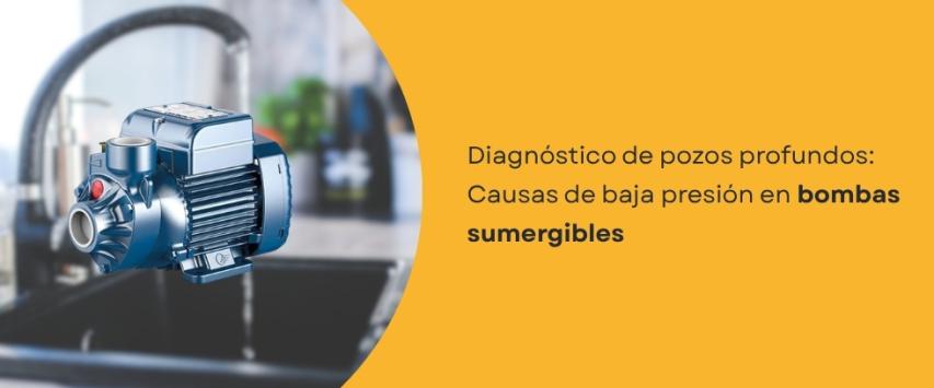 ¿Por qué hay poca presión de agua en casa con bomba?