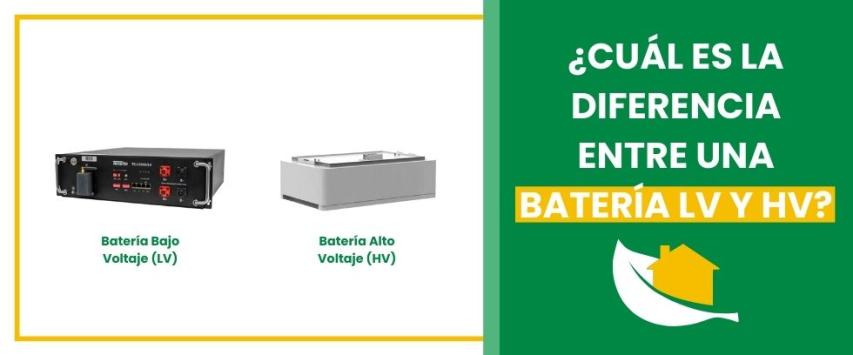 Diferencia entre una baterías de alto y bajo voltaje