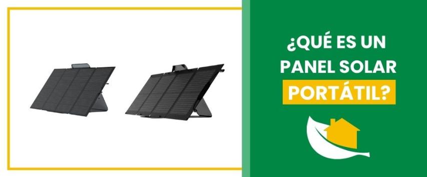 Qué es un panel solar portátil