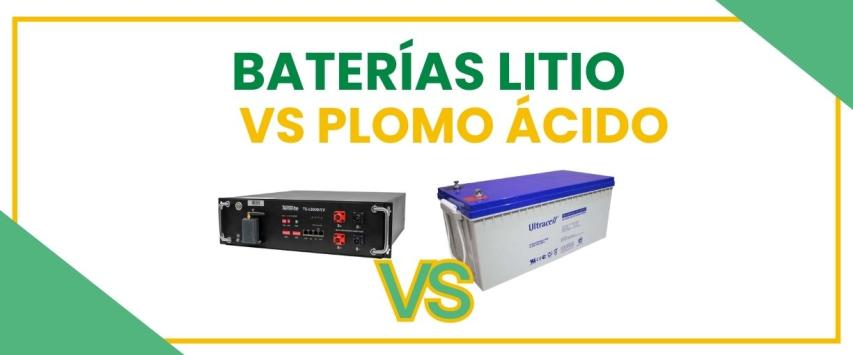 ¿Batería de plomo o litio?