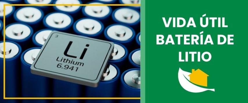 Vida útil de la batería de litio
