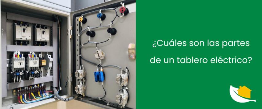¿Qué elementos componen un tablero eléctrico?