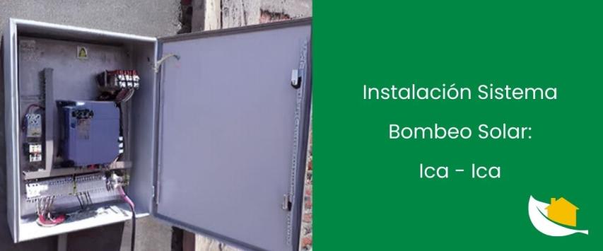 Instalación Bombeo Solar Directo 110.500Wh/día en Ica