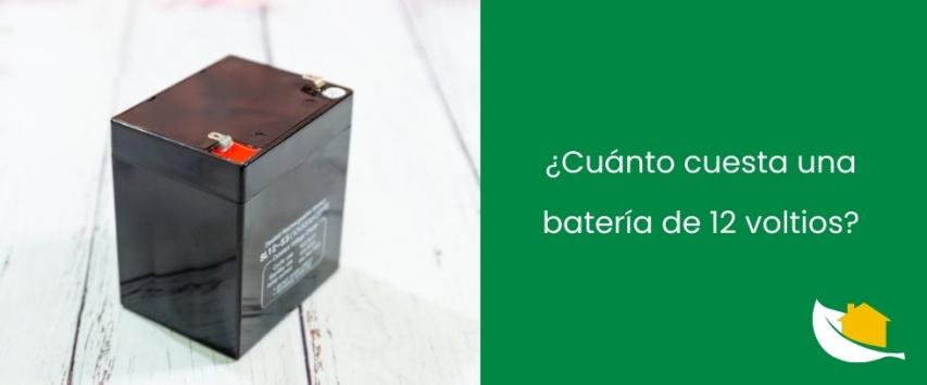 ¿Cuánto cuesta una batería de 12 voltios?